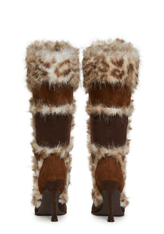 Delightful Kismet Faux Fur Boots