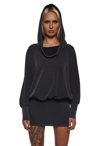 Ego Cowl Banded Mini Dress