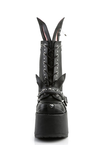 Camel-202 Platform Ankle Boots