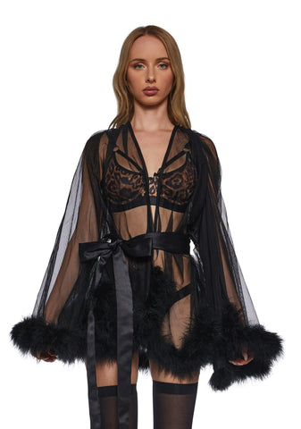 Hollywood Glam Luxury Mini Robe