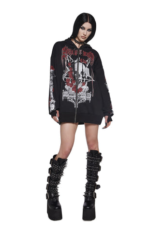 Shadow Of Death Zip-Up Hoodie