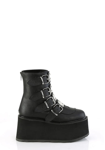 Damned-105 Platform Ankle Boots
