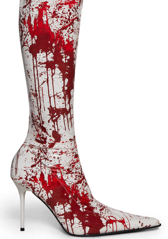 Scream Queen Thigh High Boots