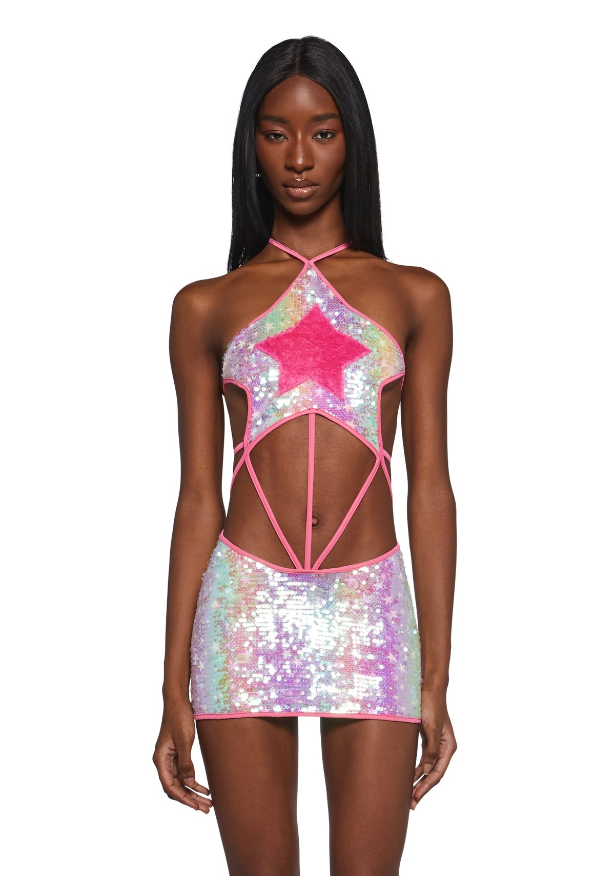 Carnival Starscape Halter Dress