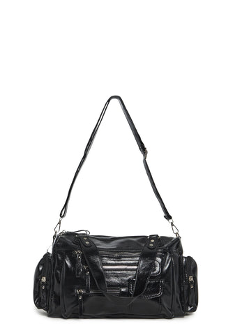 On Time Shine Shoulder Bag