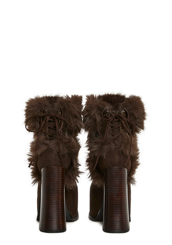 Sonata Beats Faux Fur Booties