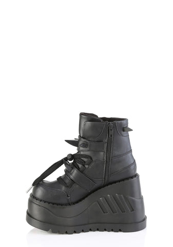 Stomp-60 Platform Ankle Boots