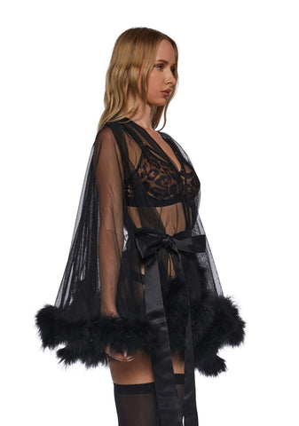 Hollywood Glam Luxury Mini Robe