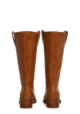 Session Dismissed Moto Boots - Brown