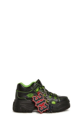 Zombie Slide Skate Sneakers