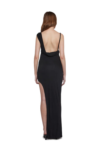 Nocturnal Mystery Maxi Dress