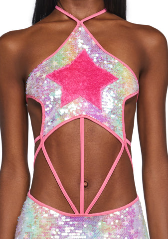 Carnival Starscape Halter Dress