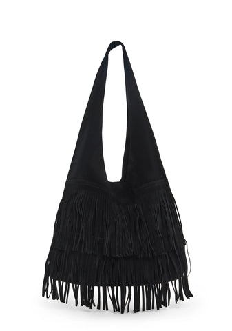 Total Authority Faux Suede Bag
