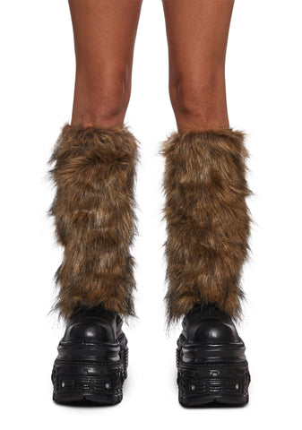 Hot Beatz Faux Fur Leg Warmers