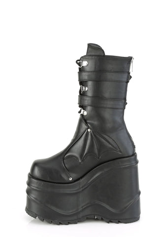 Wave-150 Platform Mid-Calf Boots