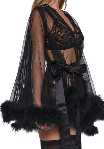 Hollywood Glam Luxury Mini Robe