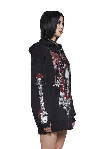 Shadow Of Death Zip-Up Hoodie