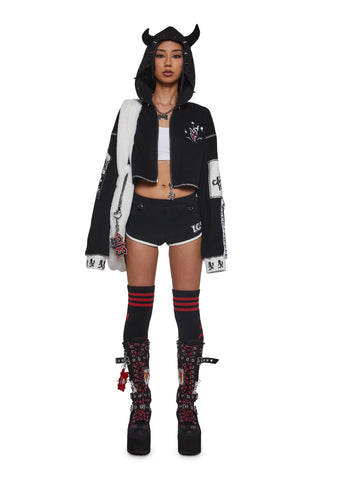 Painted Laughs Booty Shorts