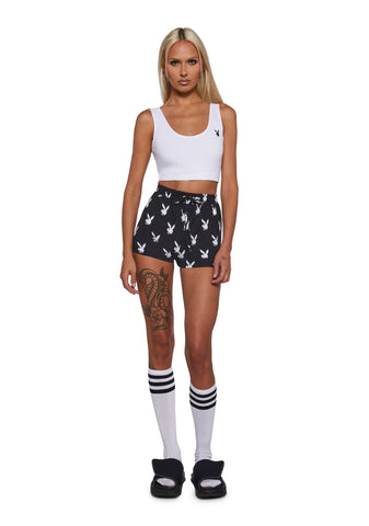 Playboy Slumber Bunny Set - Black