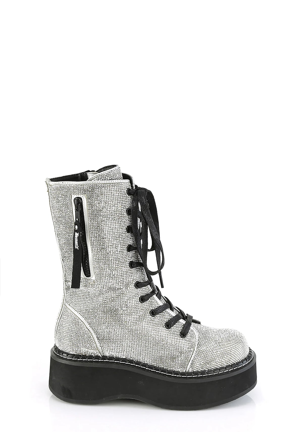 Emily-362 Platform Calf High Boots