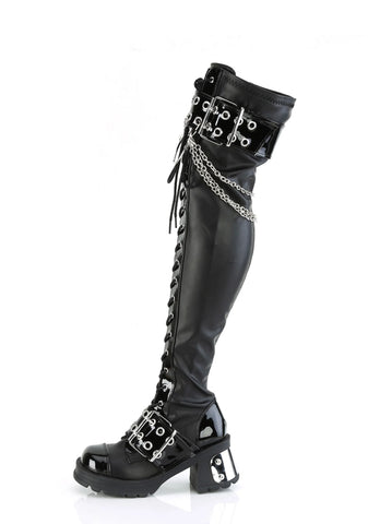 Bratty-304 Platform Over-The-Knee Boots