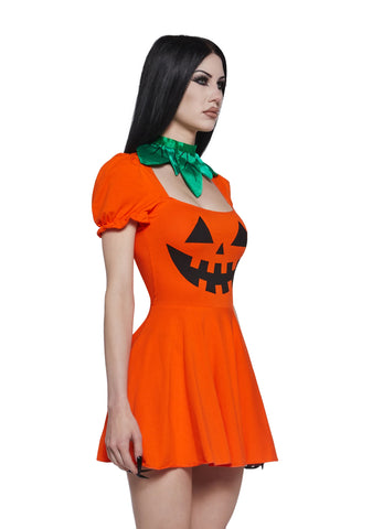 Happy Pumpkin Mini Dress