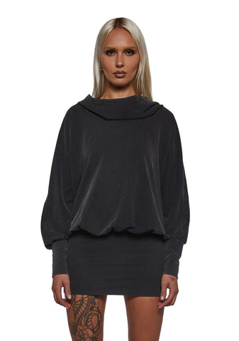 Ego Cowl Banded Mini Dress