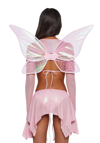 Fairy Nights Costume Set With Wings