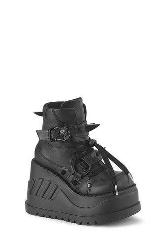 Stomp-60 Platform Ankle Boots