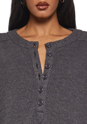 First Glances Trapeze Dress - Gray