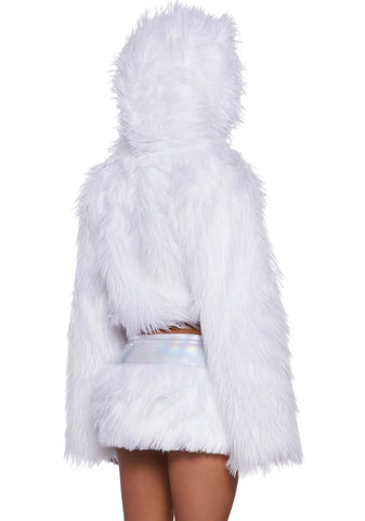 Pink Flashing Lights Cropped Jacket