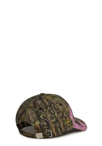 Embroidered Camo Flame Hat