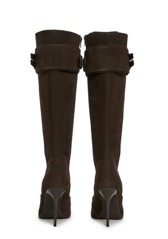 Total Bewitcher Lace-Up Boots - Brown