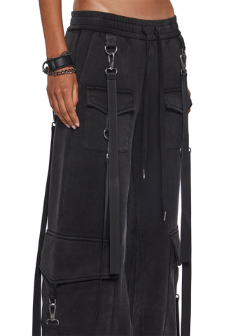 Techno Beats Suspender Joggers