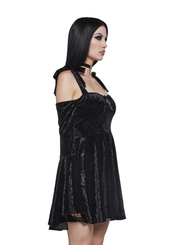 Nocturnal Elegance Mini Dress