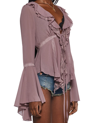 Alchemy Sparks Blouse - Brown