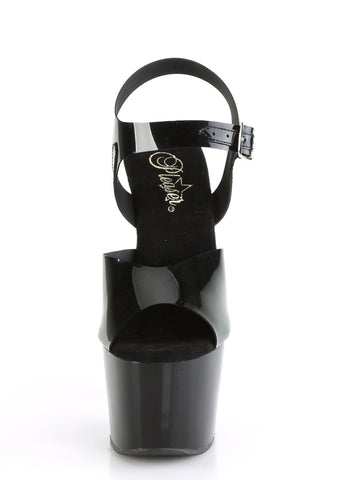 Adore-708N Platform Ankle Strap Sandals-Black