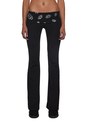 Ciska Brass Knuckle Low Rise Sweatpants