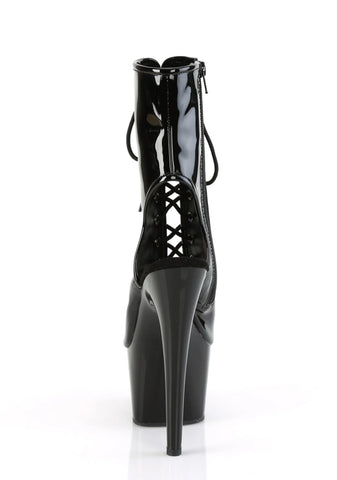 Adore-1016 Platform Ankle Boots-Black