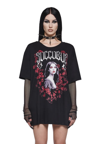 Succubus Seduction Long Sleeve Top