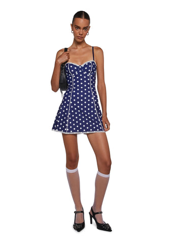 Ahoy Baby Polka Dot Mini Dress