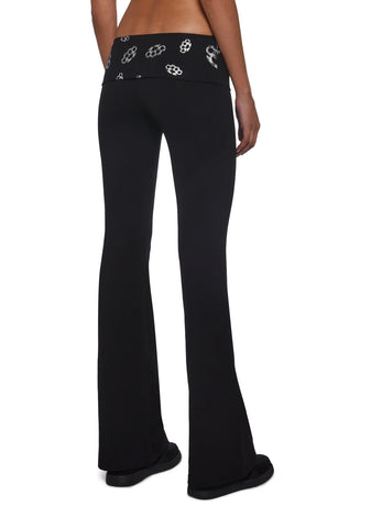 Ciska Brass Knuckle Low Rise Sweatpants