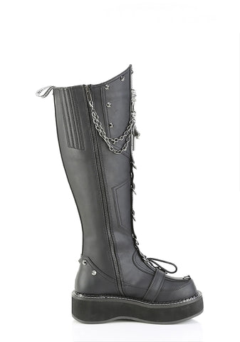 Emily-221 Platform Knee High Boots