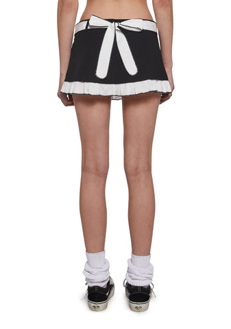 Take Everything Apron Mini Skirt