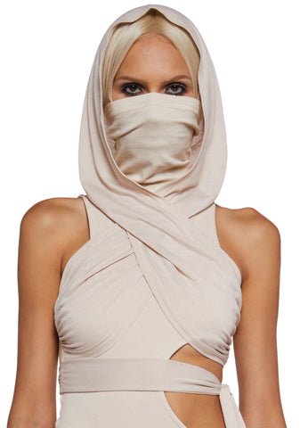 Signal Cut Out Wrap Mini Dress