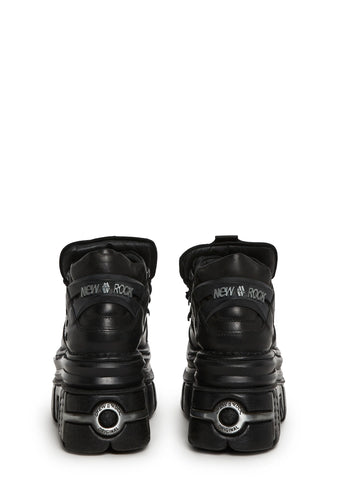 M-106-C179 Double Stacked Platform Sneakers