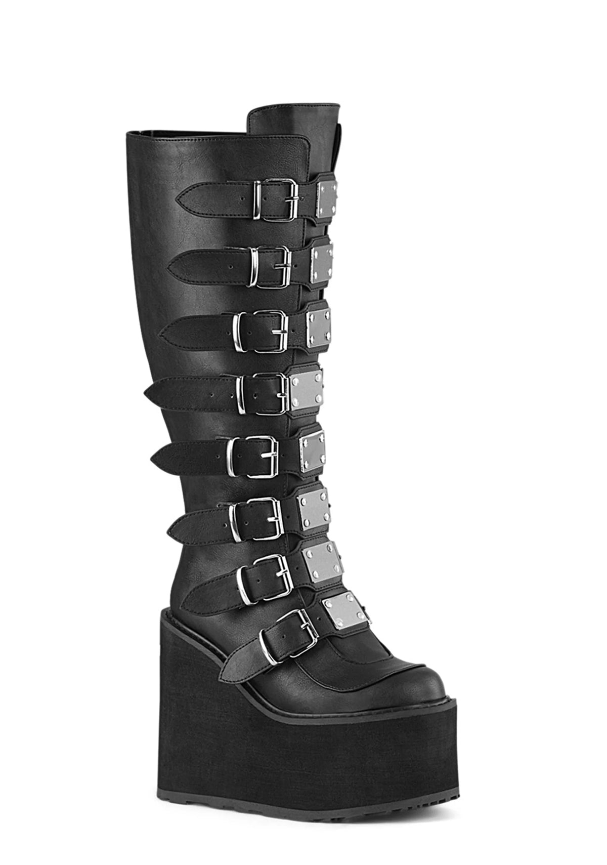 Swing-815WC Platform Wide Calf Knee High Boots