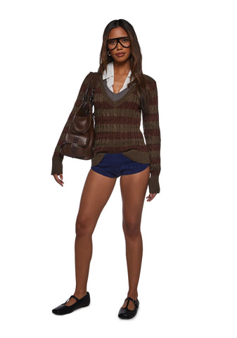 Mull It Over Striped Sweater