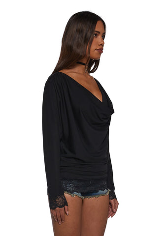 Vandal Beauty Cowl Top