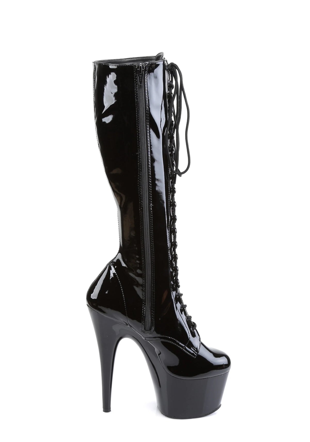 Adore-2023 Platform Knee High Boots-Black